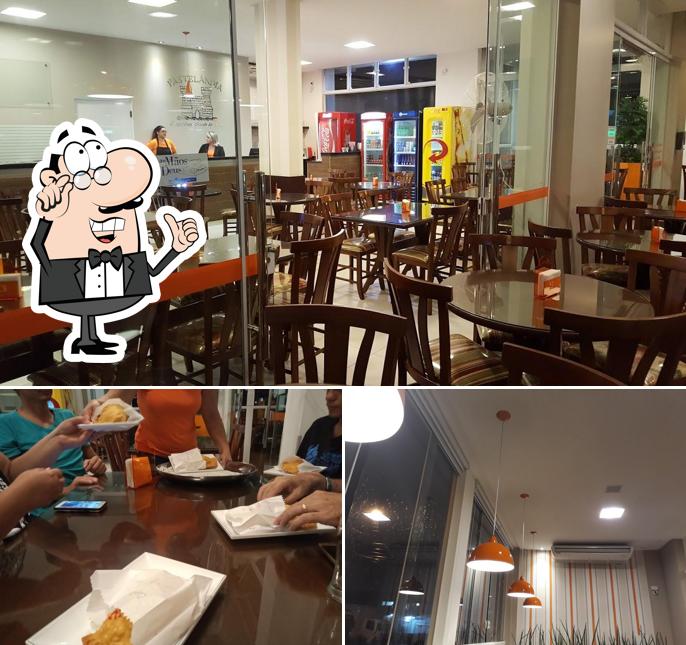 O interior do Pastelândia