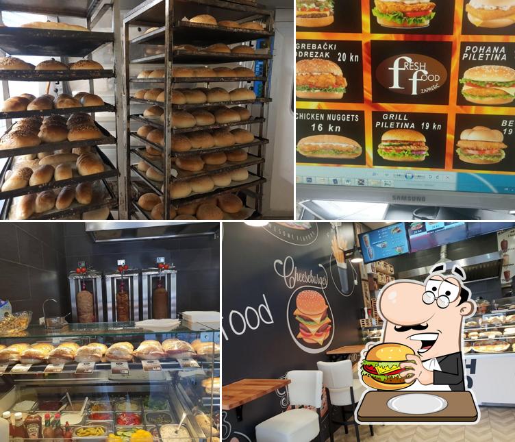 Prova un hamburger a Fresh Food