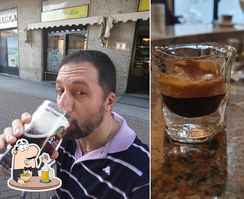 Puoi goderti un rinfrescante bicchiere di birra chiara o scura