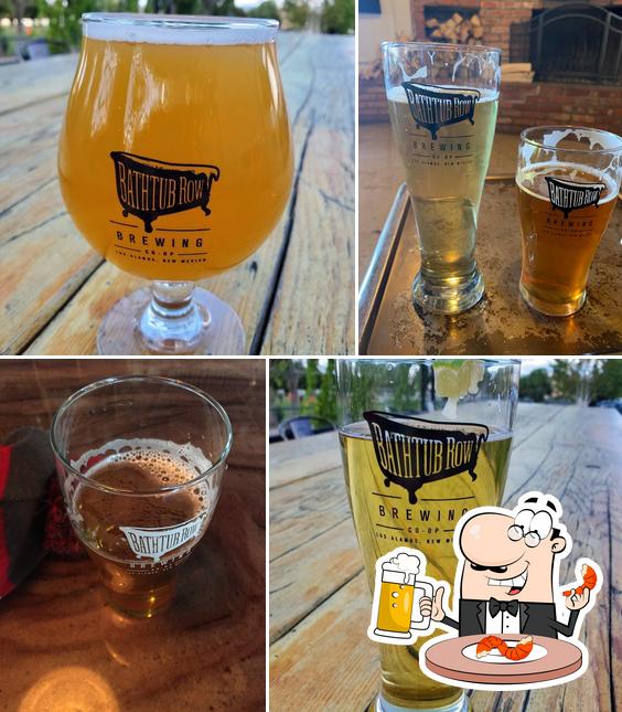 Bathtub Row Brewing in Los Alamos Restaurant menu and reviews