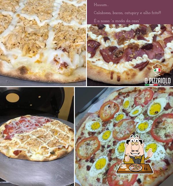 Consiga diferentes variedades de pizza