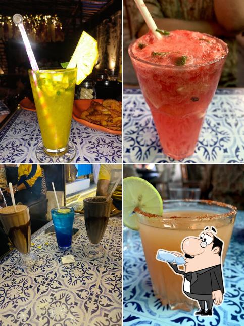 Pick a drink from the menu