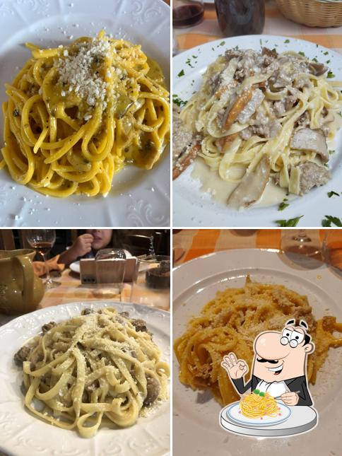 Spaghetti alla carbonara al Da Rugantino