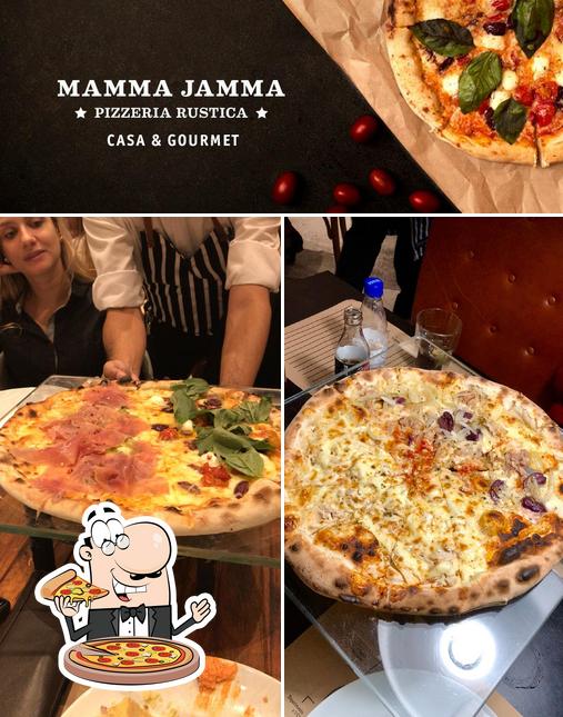 Escolha pizza no Mamma Jamma Casa&Gourmet