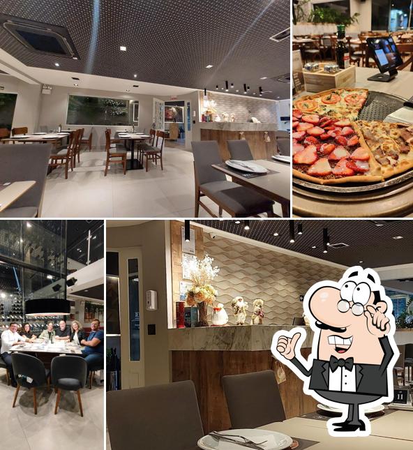 Veja imagens do interior do Pizza Bis