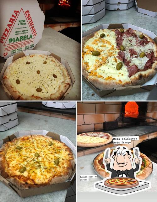 Peça diferentes estilos de pizza