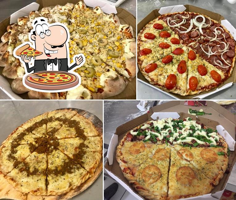 Experimente diferentes variedades de pizza