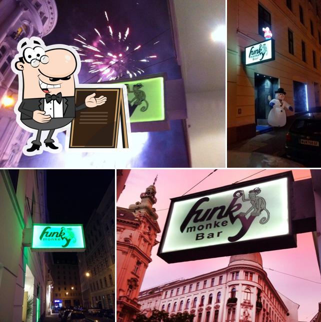 L'extérieur de Funky Monkey Bar