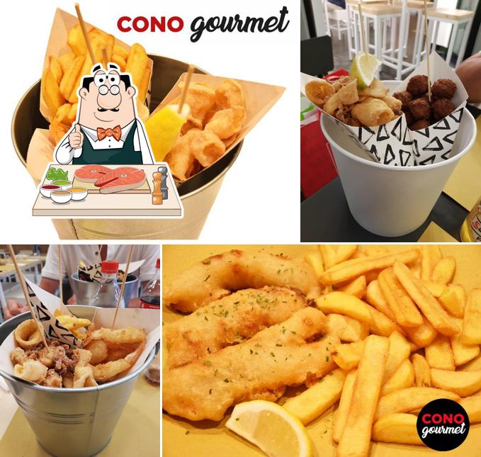 Fish and chips al CONO gourmet