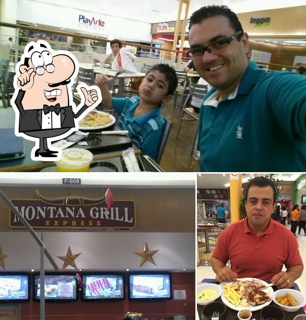 O interior do Montana Grill