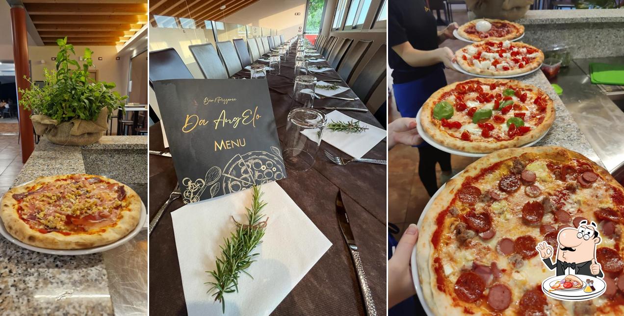 A Bar-Pizzeria da AngElo, puoi ordinare una bella pizza