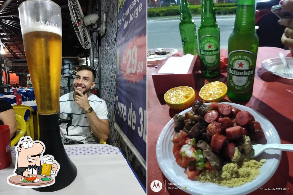 Churrasquinho do Jorge fornece uma variedade de cervejas