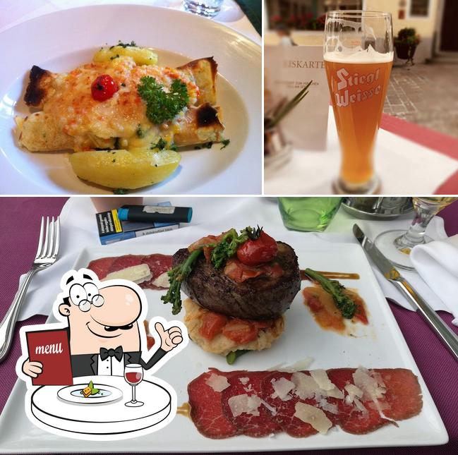 В Hotel zum Hirschen есть еда, пиво и многое другое