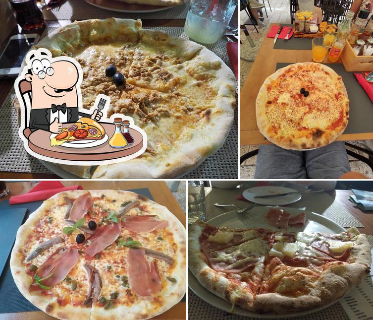 Try out pizza at La Cucina