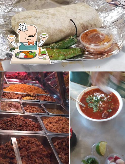 Meals at La Mexicana Taqueria