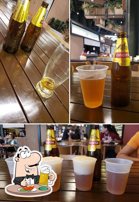Peça um copo de cerveja leve ou escura
