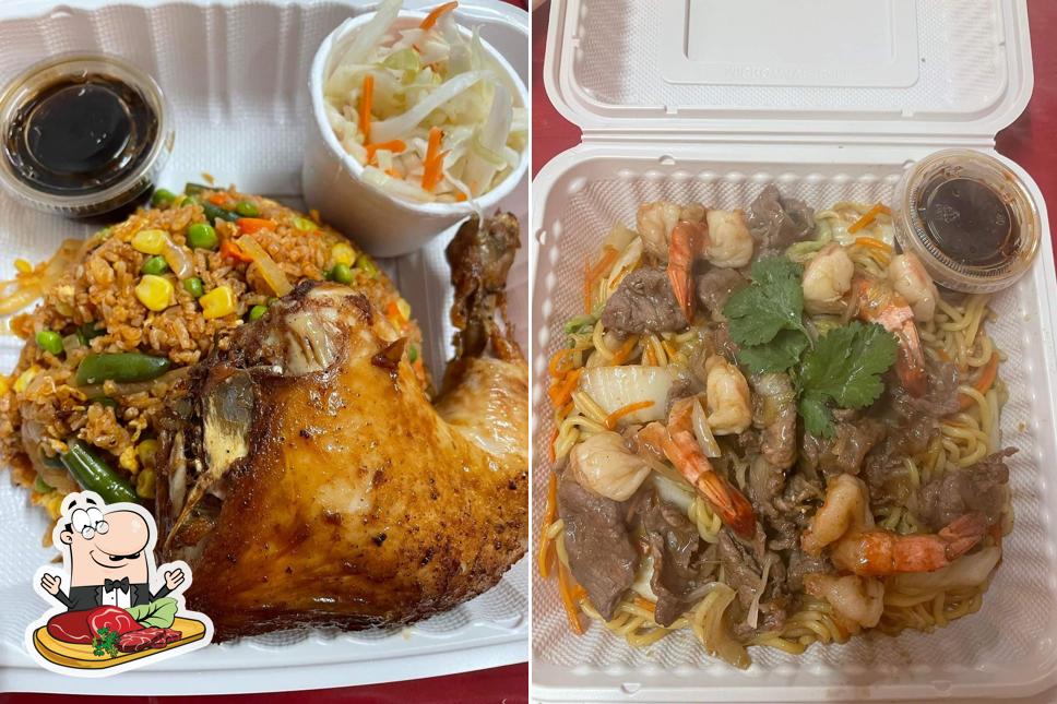 Закажите мясные блюда в "Saigon Boyz Noodle House Kahnawake"