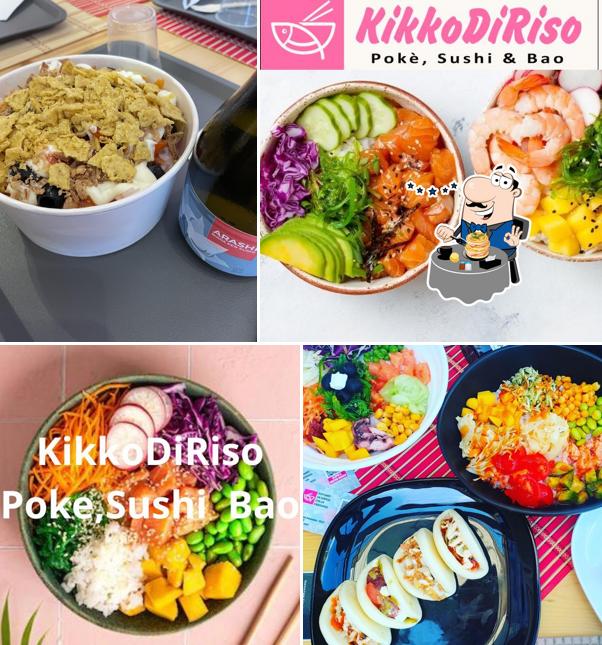 Cibo al Kikkodiriso Poke, Sushi e Bao