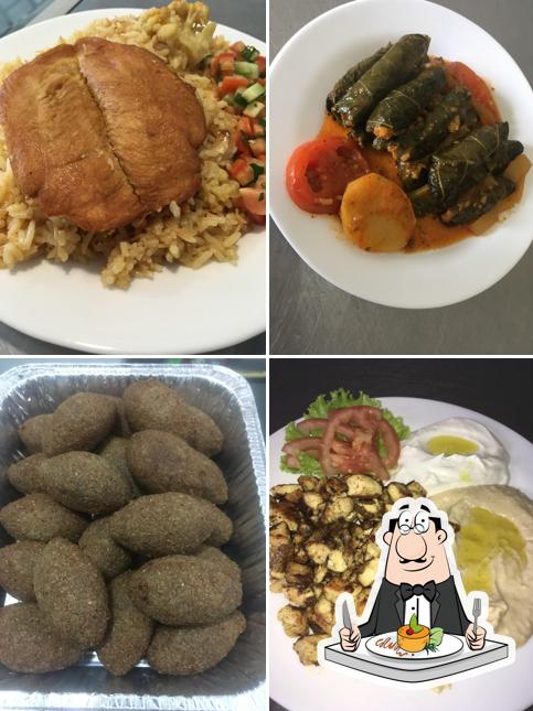 Platos en Shawerma Árabe