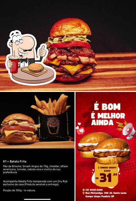 Os hambúrgueres do 3K Burgers irão saciar uma variedade de gostos