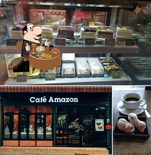 Еда в "Café Amazon"