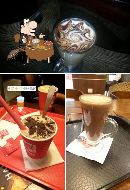Chocolate mousse at Cafe Coffee Day