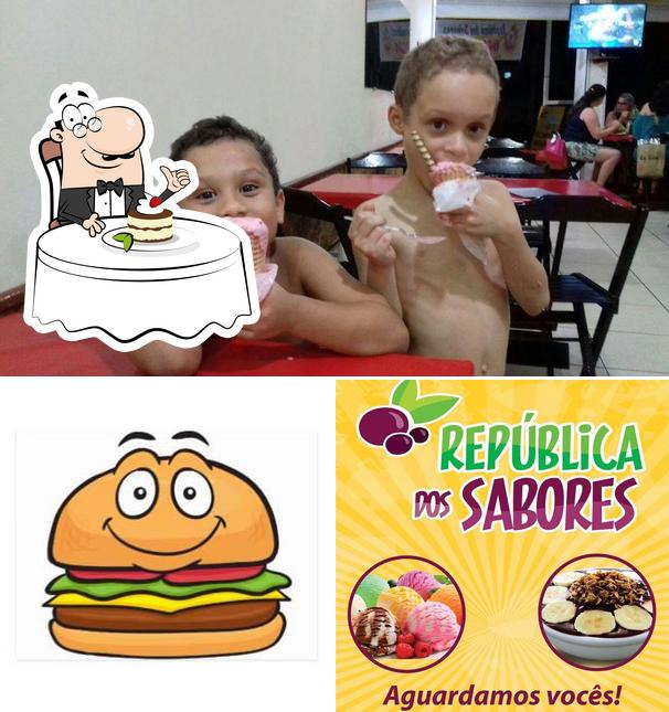 República dos Sabores oferece uma variedade de pratos doces