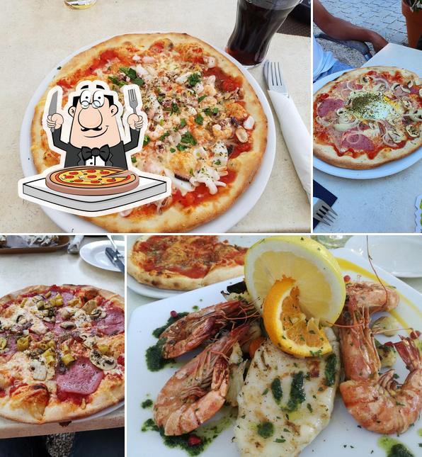 Essayez des pizzas à Restaurante La Isola Bella