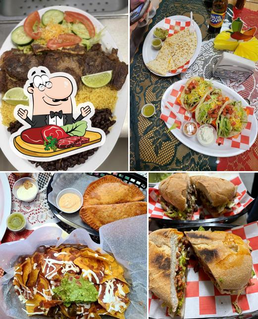 El Rodeo Taco. Bar & Grill provides meat dishes