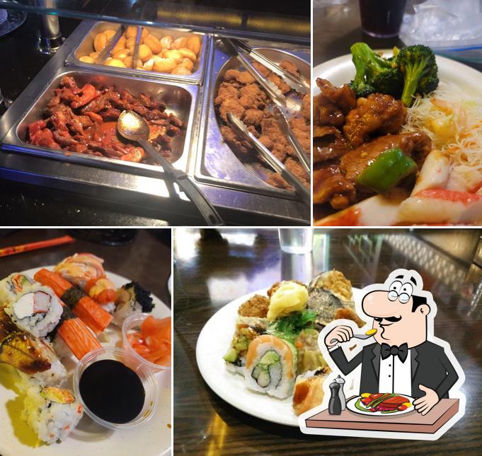 Food at Hibachi Grill & Supreme Buffet