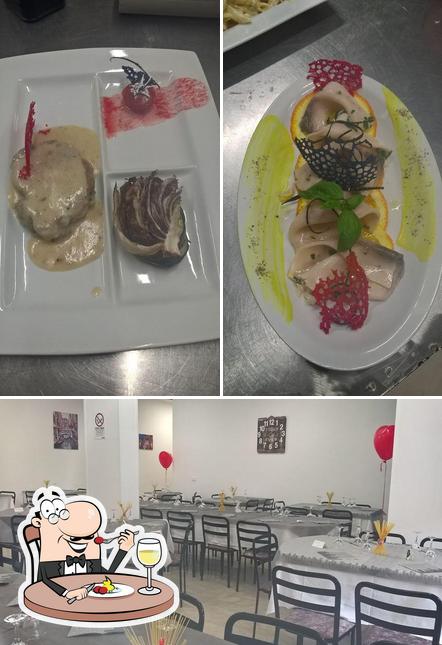 Questa è la immagine che mostra la cibo e interni di Ristorante La Valle 2.0