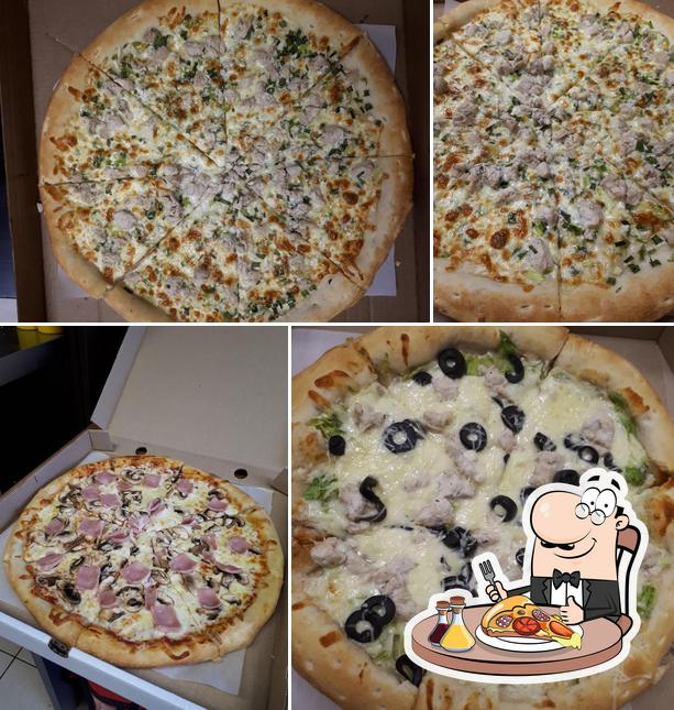 Elige una pizza en Суши-Сан&Пицца