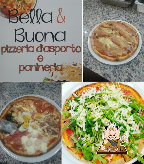 Bei BELLA E BUONA PIZZERIA könnt ihr Pizza probieren 
