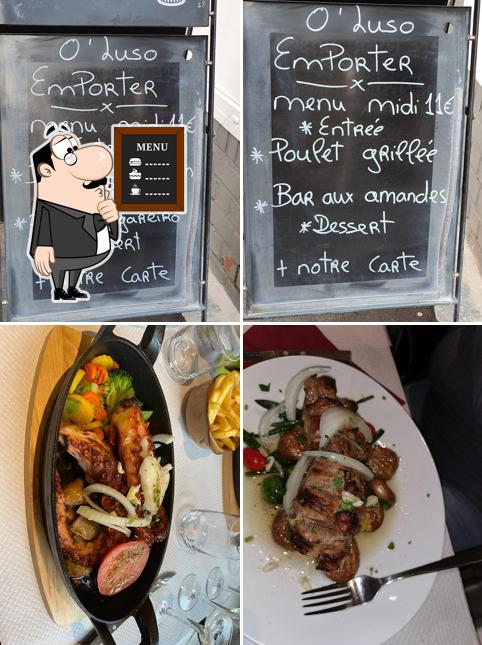 Essayez les plats du jour affichés sur le tableau