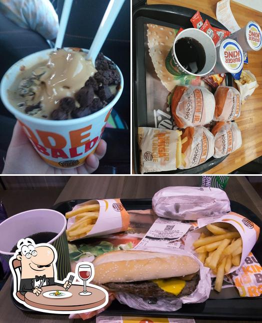 Comida em Burger King