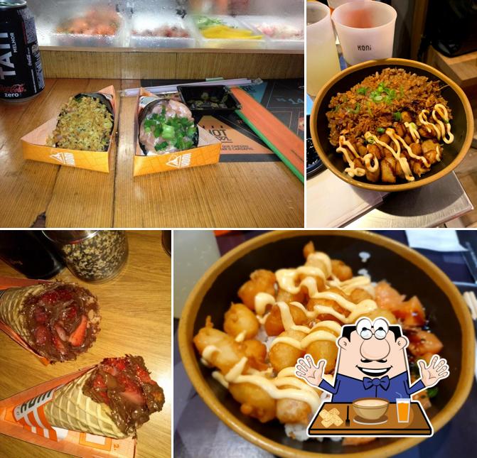 Platos en Koni - Restaurante de Comida Japonesa