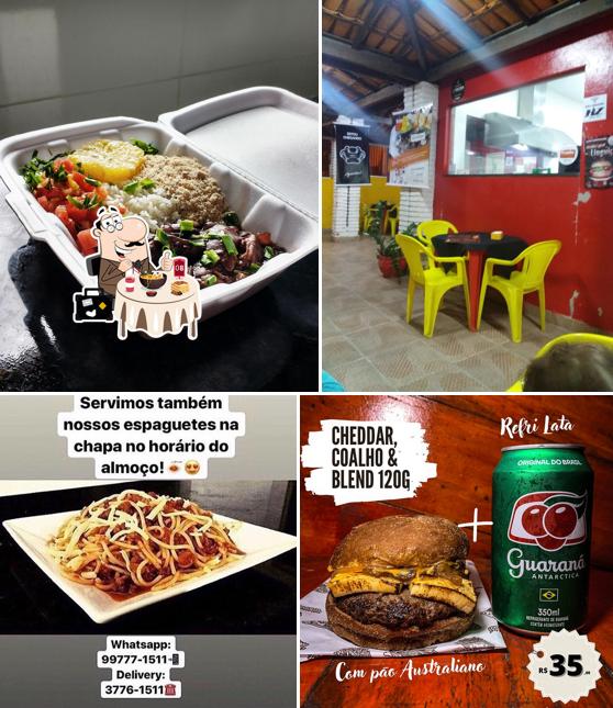 Comida em Seven Burguer