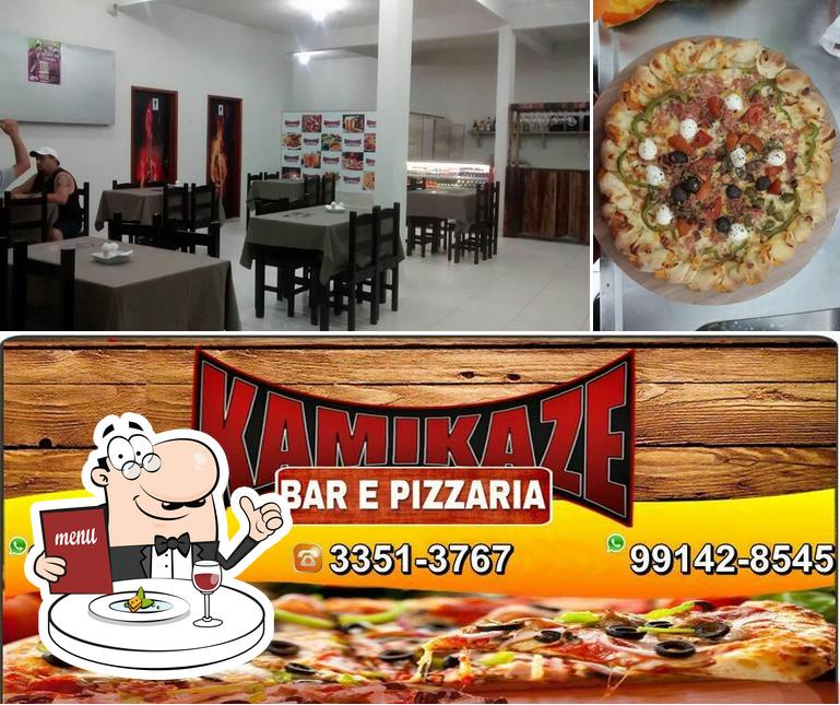 A imagem da comida e interior no Bar e Pizzaria Kamikaze