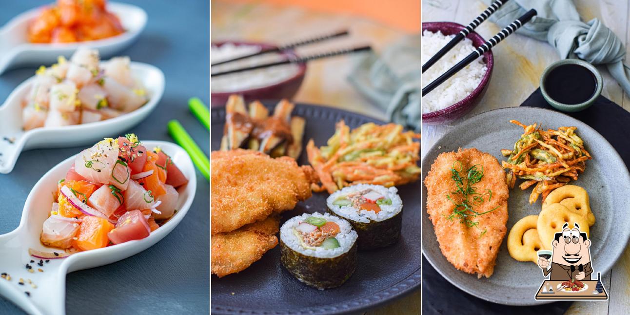 Há uma variedade de refeições para os amantes da carne
