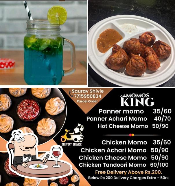 The photo of food and beverage at Momos King