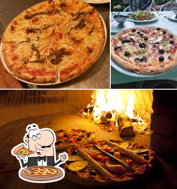Try out pizza at Restaurant Neustadt