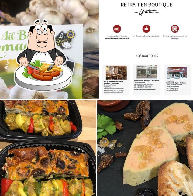 Plats à Restaurant Aux Produits du Sud Ouest