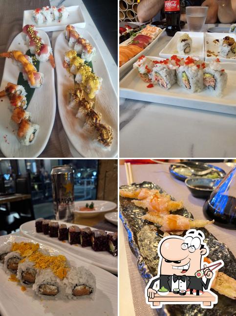 Scegli le varie opzioni di sushi