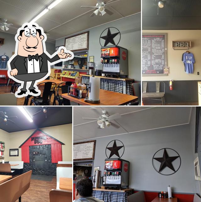 The interior of Pippins Barbecue & Catering