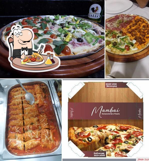 Try out pizza at Mambai Restaurante Bar e Pizzaria