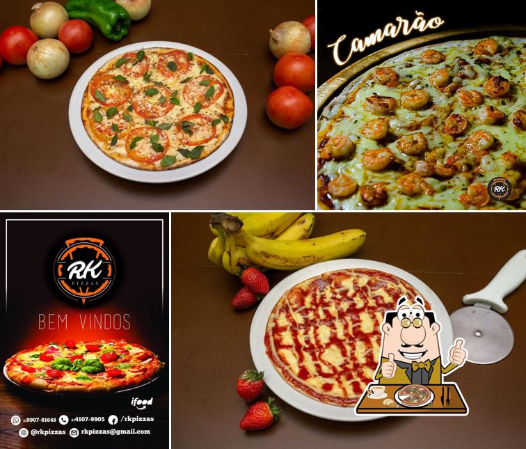 Peça pizza no RK Pizzas