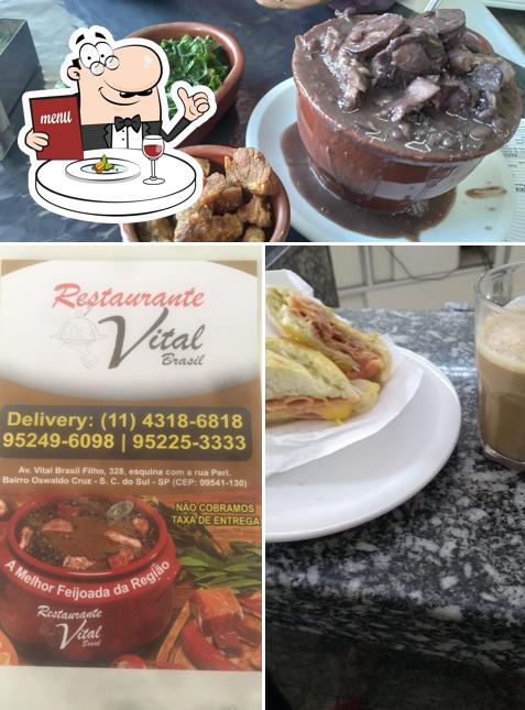 Comida em Restaurante Vital Brasil