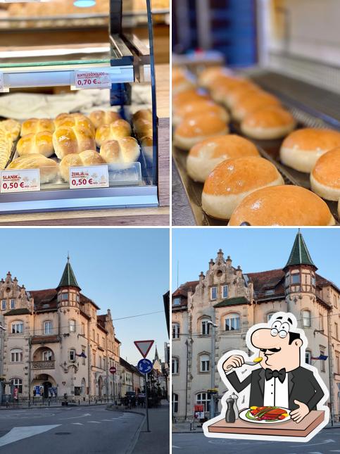La foto della cibo e esterno di Day & Night Bakery