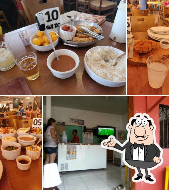 O interior do Seu Zé Restaurante