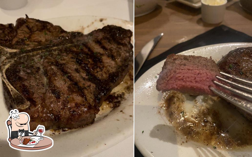 Ruth's Chris Steak House provides meat dishes